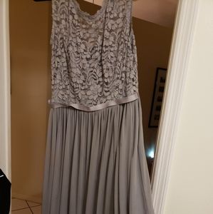 Grey bridesmaid dress size 14
